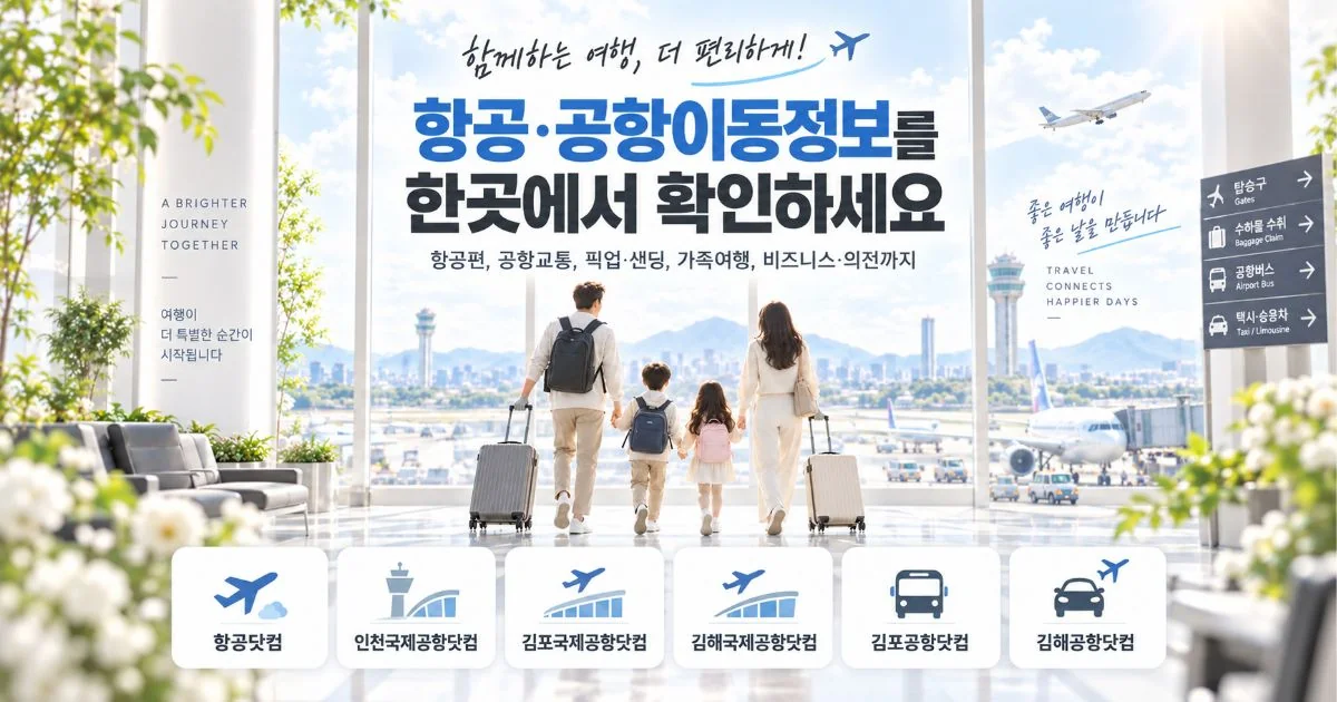 항공·공항 이동정보 안내